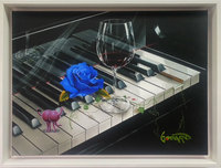 Michael Godard  Artist Blue Moon Rose (Framed)